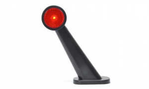 MP8706BR WAS 10-30V LED Right Hand Red/White 45 Outline Marker & Reflector